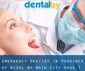 Emergency Dentist in Province of Rizal by main city - page 1