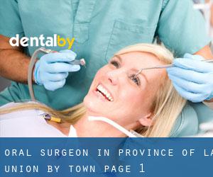 Oral Surgeon in Province of La Union by town - page 1