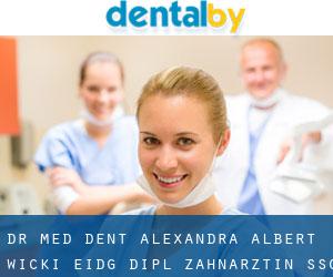 Dr. med. dent. Alexandra Albert-Wicki, eidg. dipl. Zahnärztin SSO (Erlenbach)